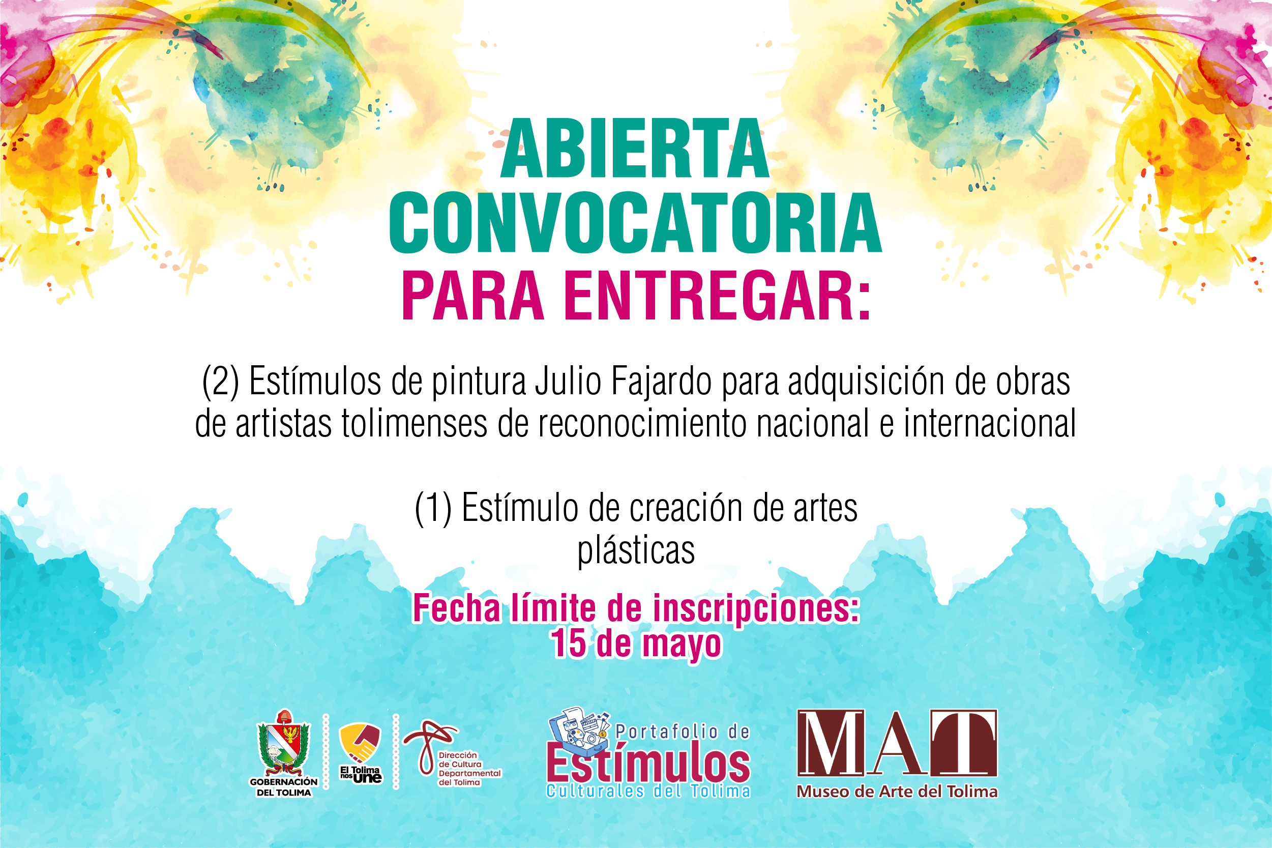 Abierta convocatoria exprés para entregar premio y estímulos a artistas