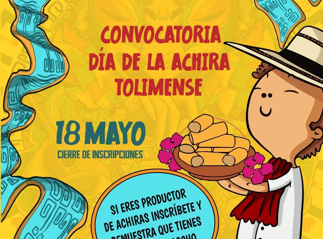 Convocatoria día de la Achira Tolimense