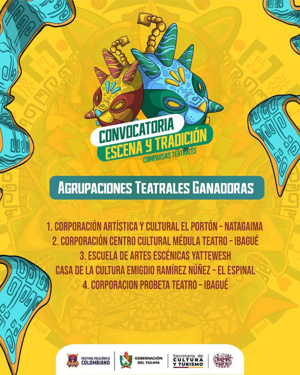 GANADORES CONVOCATORIA ESCENA Y TRADICION