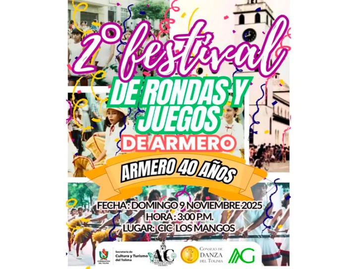Representación gráfica del segundo festival de rondas y juegos de armero 40 años