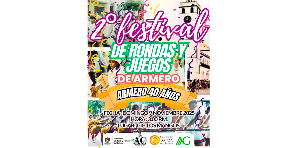 Representación gráfica del segundo festival de rondas y juegos de armero 40 años
