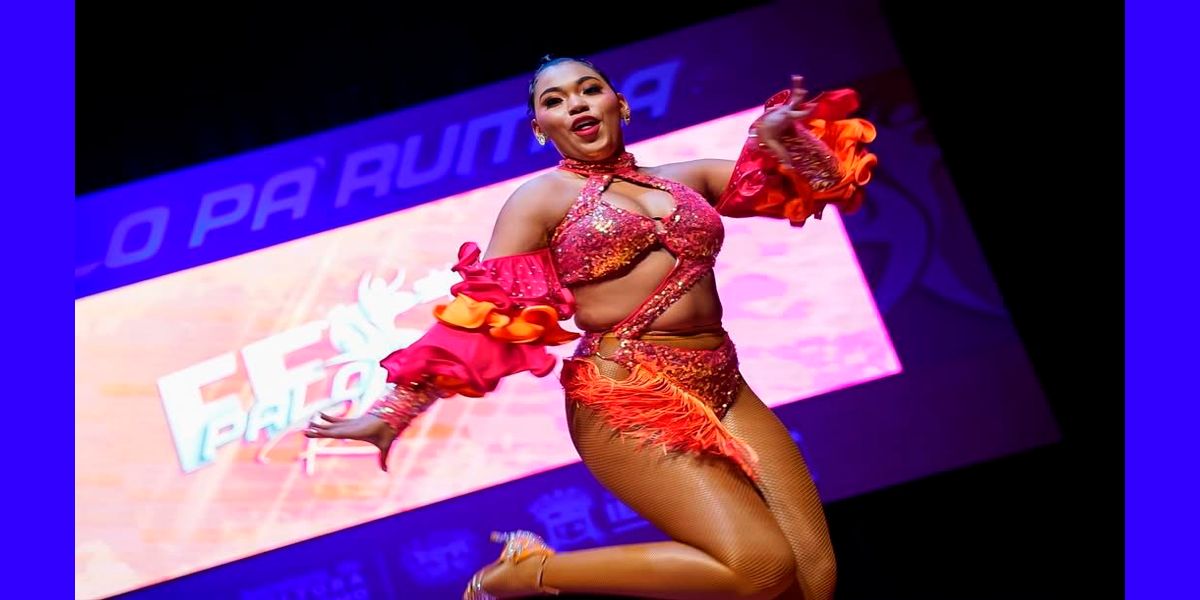 Foto de bailarina en el evento de Palo pa´rumba