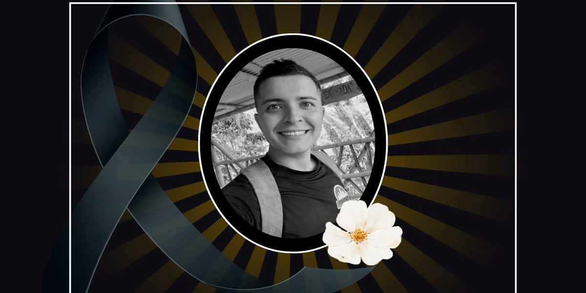 Foto de Diego Javier Duarte joven ibaguereño reconocido por su compromiso con el turismo y la promoción cultural del Tolima.