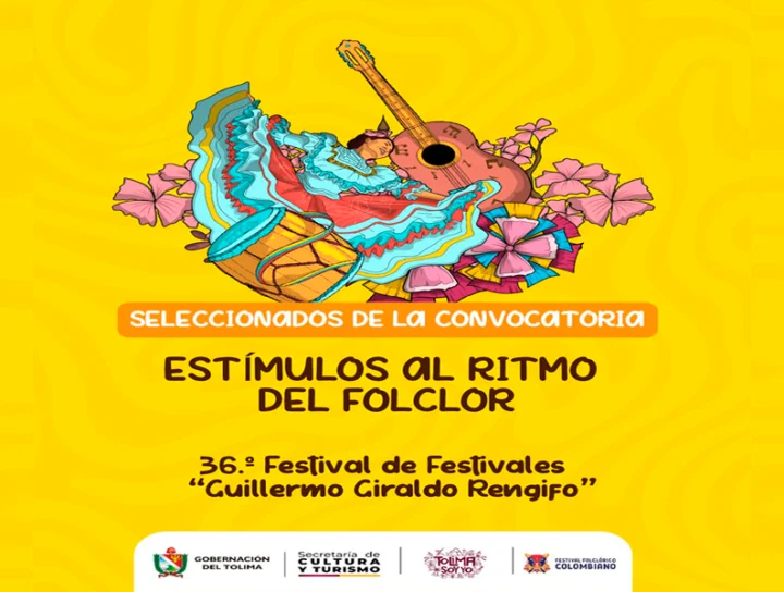 REPRESENTACIÓN GRÁFICA DE LOS RESULTADOS DE LA CONVOCATORIA DE ESTIMULOS AL RITMO DEL FOLCLOR