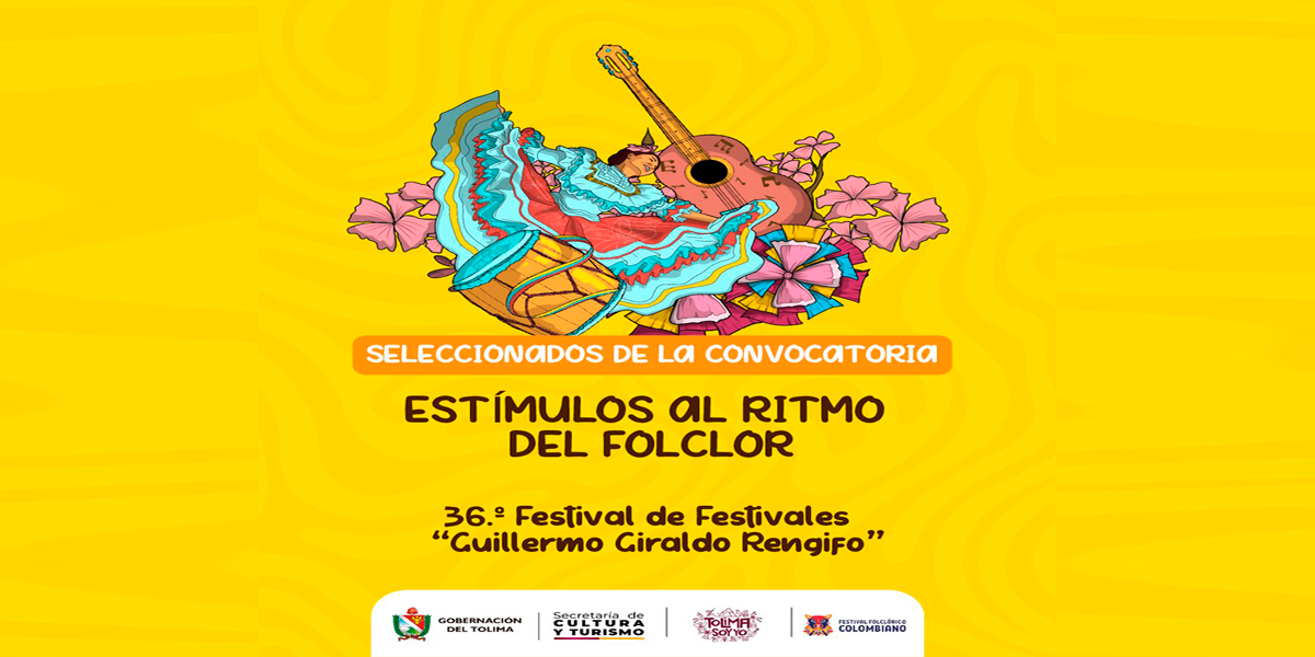 REPRESENTACIÓN GRÁFICA DE LOS RESULTADOS DE LA CONVOCATORIA DE ESTIMULOS AL RITMO DEL FOLCLOR