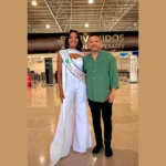 FOTO REPRESENTATIVA EN LA QUE SE ACOMPAÑA A NUESTRA REINA DEL TOLIMA, RUMBO AL REINADO INTERNACIONAL DEL CAFÉ