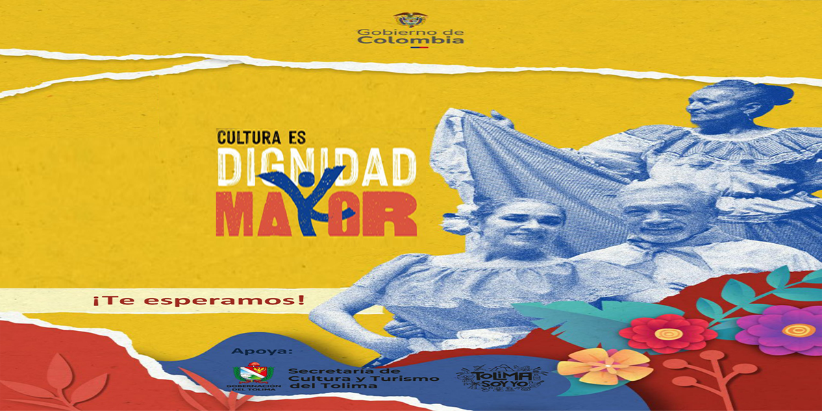 Iljustración gráfica Cultura es dignidad mayor