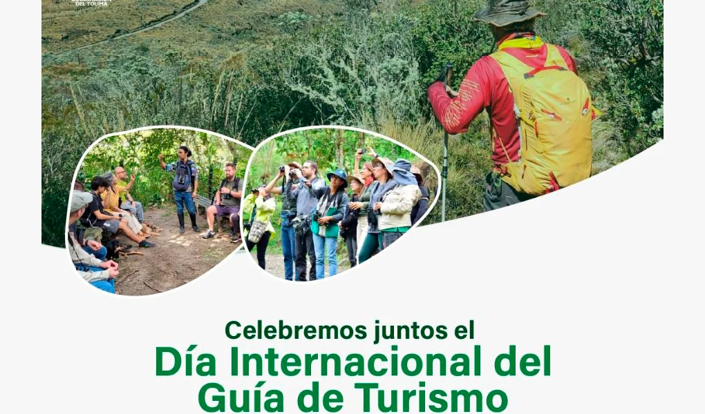 Ilustración gréfica de la invitación a la celebramos el Día Internacional del Guía de Turismo