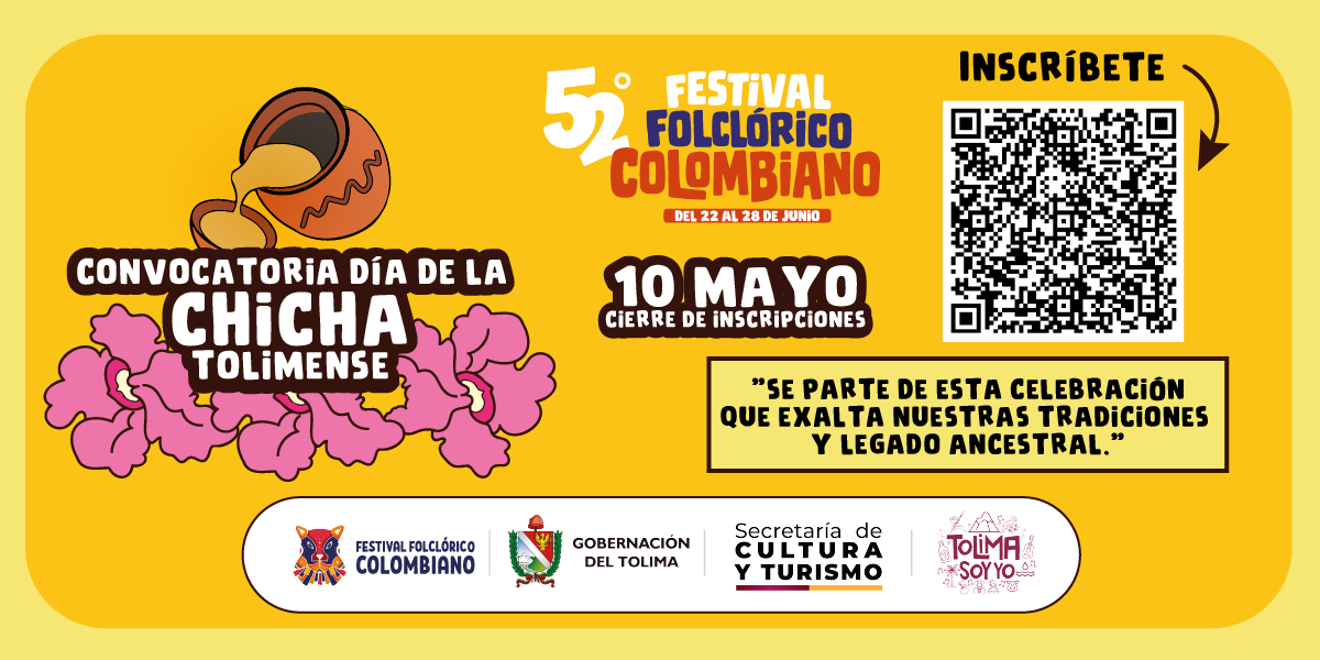 Banner dia de la chicha Tolimense