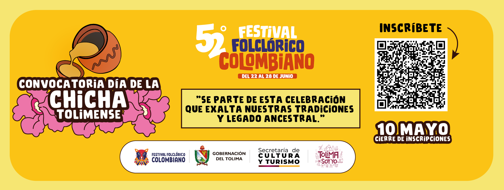 Banner dia de la chicha Tolimense