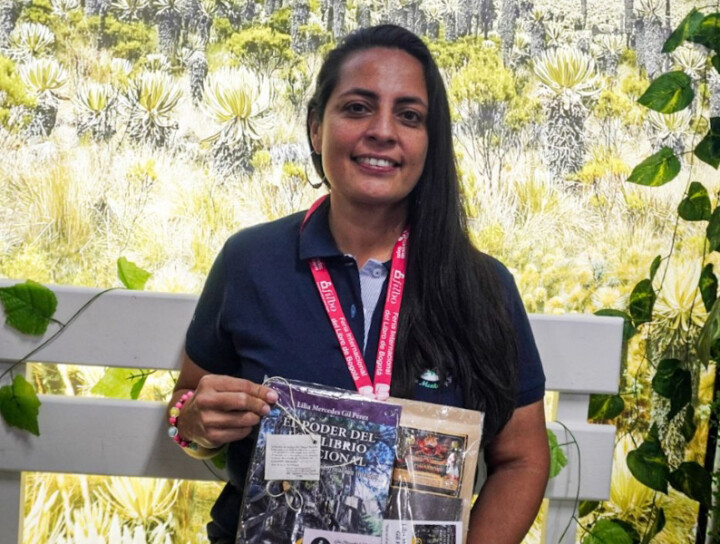 Foto de Lilia Mercedes Gil Pérez, Expositora FILBO