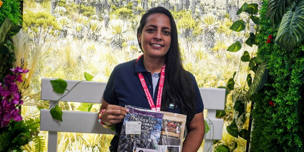 Foto de Lilia Mercedes Gil Pérez, Expositora FILBO